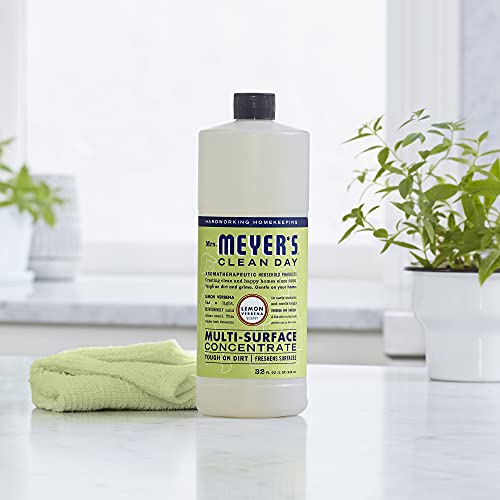 Концентрат для очистки различных поверхностей Mrs. Meyer's, для мытья полов, плитки и столешниц, аромат лимонной вербены, 32 унции